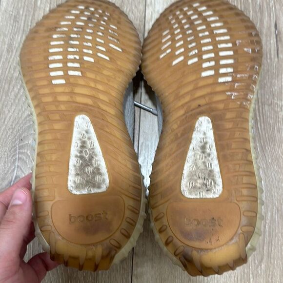 Adidas Mens Sesame Yeezy Boost 350 V2 Low Trainer Athletic Sneaker Shoes Size 12 - Picture 6 of 8